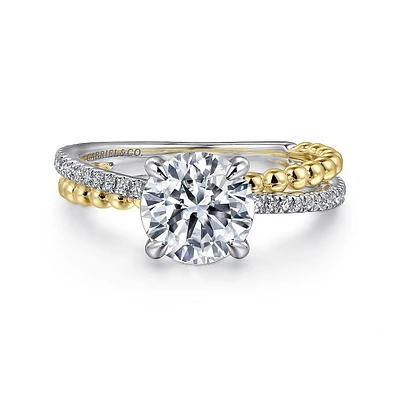 Gabriel & Co 7.4 Engagement Ring 14K Gold Bujukan ER16246R6M44JJ