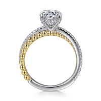 Gabriel & Co 7.4 Engagement Ring 14K Gold Bujukan ER16246R6M44JJ