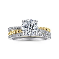 Gabriel & Co 7.4 Engagement Ring 14K Gold Bujukan ER16246R6M44JJ