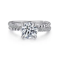 Gabriel & Co 7.4 Engagement Ring 14K White Gold Bujukan ER16246R6W44JJ