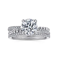 Gabriel & Co 7.4 Engagement Ring 14K White Gold Bujukan ER16246R6W44JJ