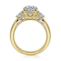 Gabriel & Co 7.4 Engagement Ring 14K Yellow Gold Classic ER16252R6Y44JJ