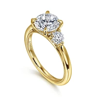 Gabriel & Co 7.4 Engagement Ring 14K Yellow Gold Classic ER16252R6Y44JJ