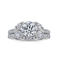 Gabriel & Co 7.4 Engagement Ring 14K White Gold Contemporary ER16281R6W44JJ