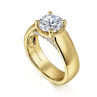 Gabriel & Co 7.4 Engagement Ring 14K Yellow Gold Contemporary ER16304R6Y44JJ