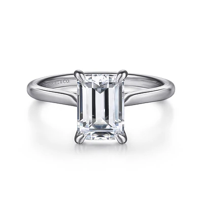 Gabriel & Co 8.5X6.0 Engagement Ring 14K White Gold Contemporary ER16336E8W4JJJ