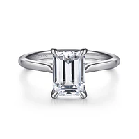 Gabriel & Co 8.5X6.0 Engagement Ring 14K White Gold Contemporary ER16336E8W4JJJ