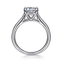 Gabriel & Co 8.5X6.0 Engagement Ring 14K White Gold Contemporary ER16336E8W4JJJ