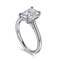 Gabriel & Co 8.5X6.0 Engagement Ring 14K White Gold Contemporary ER16336E8W4JJJ