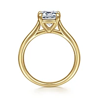 Gabriel & Co 8.5X6.0 Engagement Ring 14K Yellow Gold Contemporary ER16336E8Y4JJJ