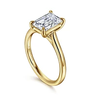 Gabriel & Co 8.5X6.0 Engagement Ring 14K Yellow Gold Contemporary ER16336E8Y4JJJ