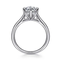 Gabriel & Co 8 Engagement Ring 14K White Gold Contemporary ER16336R8W4JJJ