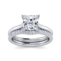 Gabriel & Co 7 Engagement Ring 14K White Gold Contemporary ER16336S8W4JJJ