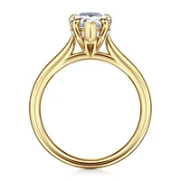 Gabriel & Co 10.5X7.0 Engagement Ring 14K Yellow Gold Contemporary ER16337P8Y44JJ