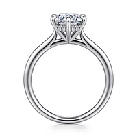 Gabriel & Co 7.4 Engagement Ring 14K White Gold Contemporary ER16337R6W44JJ