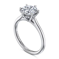 Gabriel & Co 8 Engagement Ring 14K White Gold Contemporary ER16337R8W44JJ