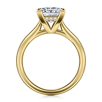 Gabriel & Co 7 Engagement Ring 14K Yellow Gold Contemporary ER16337S8Y44JJ