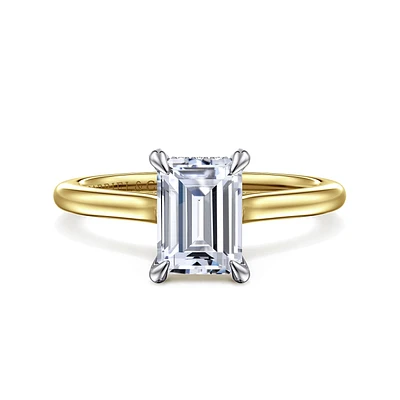 Gabriel & Co 7.5X5.5 Engagement Ring 14K Gold Classic ER16339E6M44JJ