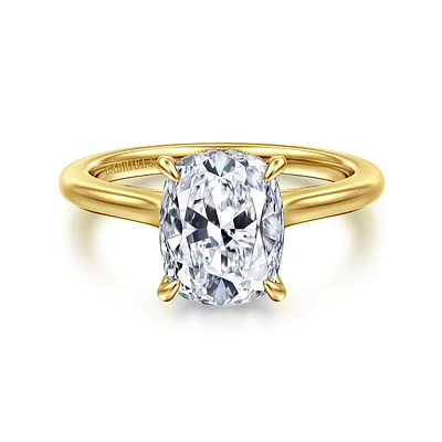 Gabriel & Co 9.2X7.3 Engagement Ring 14K Yellow Gold Classic ER16339G11Y44JJ