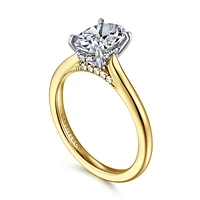 Gabriel & Co 9X6 Engagement Ring 14K Gold Classic ER16339O6M44JJ