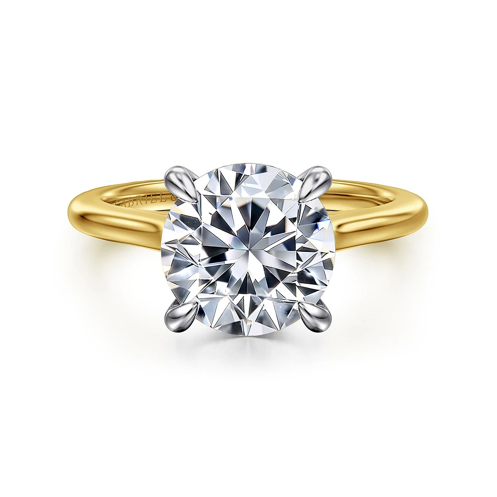 Gabriel & Co 9 Engagement Ring 14K Gold Classic ER16339R12M44JJ