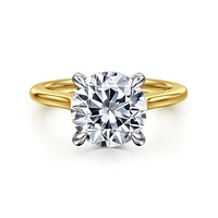 Gabriel & Co 9 Engagement Ring 14K Gold Classic ER16339R12M44JJ