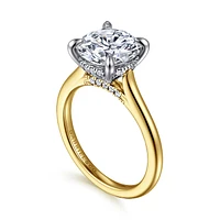 Gabriel & Co 9 Engagement Ring 14K Gold Classic ER16339R12M44JJ