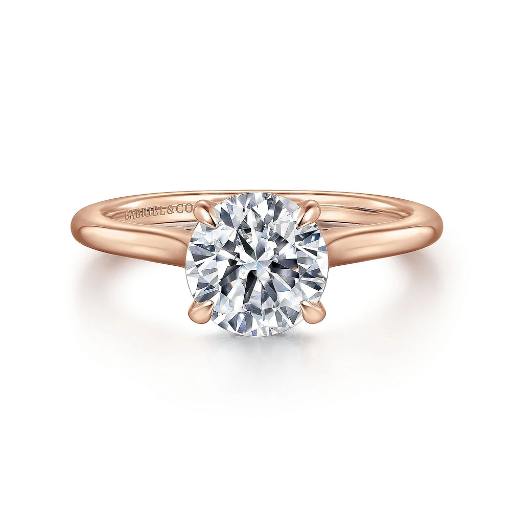 Gabriel & Co 7.4 Engagement Ring 14K Rose Gold Classic ER16339R6K44JJ