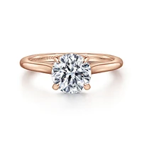 Gabriel & Co 7.4 Engagement Ring 14K Rose Gold Classic ER16339R6K44JJ