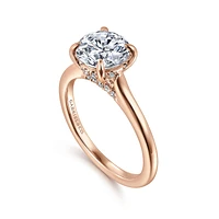 Gabriel & Co 7.4 Engagement Ring 14K Rose Gold Classic ER16339R6K44JJ