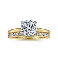 Gabriel & Co 7.4 Engagement Ring 14K Gold Classic ER16339R6M44JJ