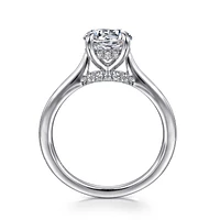 Gabriel & Co 7.4 Engagement Ring 14K White Gold Classic ER16339R6W44JJ