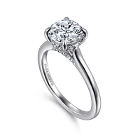 Gabriel & Co 7.4 Engagement Ring 14K White Gold Classic ER16339R6W44JJ