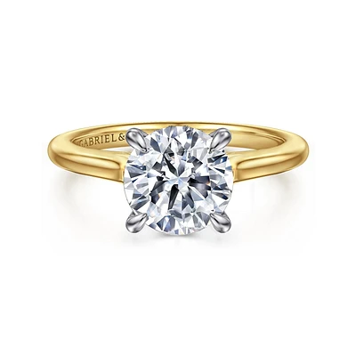 Gabriel & Co 8 Engagement Ring 14K Gold Classic ER16339R8M44JJ