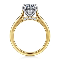 Gabriel & Co 8 Engagement Ring 14K Gold Classic ER16339R8M44JJ