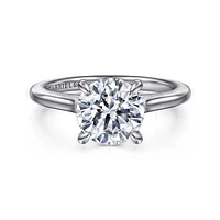 Gabriel & Co 8 Engagement Ring 14K White Gold Classic ER16339R8W44JJ