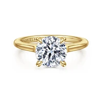 Gabriel & Co 8 Engagement Ring 14K Yellow Gold Classic ER16339R8Y44JJ