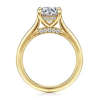Gabriel & Co 8 Engagement Ring 14K Yellow Gold Classic ER16339R8Y44JJ