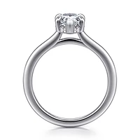 Gabriel & Co 10X6 Engagement Ring 14K White Gold Classic ER16340P6W44JJ