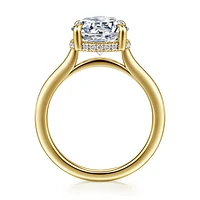 Gabriel & Co 9 Engagement Ring 14K Yellow Gold Classic ER16340R12Y44JJ