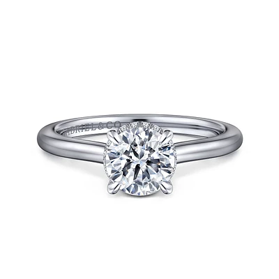 Gabriel & Co 6.5 Engagement Ring 14K White Gold Classic ER16340R4W44JJ
