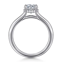 Gabriel & Co 6.5 Engagement Ring 14K White Gold Classic ER16340R4W44JJ