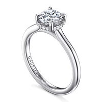 Gabriel & Co 6.5 Engagement Ring 14K White Gold Classic ER16340R4W44JJ