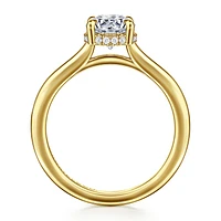 Gabriel & Co 6.5 Engagement Ring 14K Yellow Gold Classic ER16340R4Y44JJ