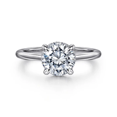 Gabriel & Co 7.4 Engagement Ring 14K White Gold Classic ER16340R6W44JJ