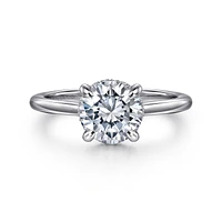 Gabriel & Co 7.4 Engagement Ring 14K White Gold Classic ER16340R6W44JJ