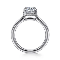Gabriel & Co 7.4 Engagement Ring 14K White Gold Classic ER16340R6W44JJ