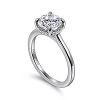 Gabriel & Co 7.4 Engagement Ring 14K White Gold Classic ER16340R6W44JJ