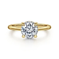 Gabriel & Co 7.4 Engagement Ring 14K Yellow Gold Classic ER16340R6Y44JJ