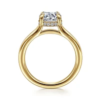 Gabriel & Co 7.4 Engagement Ring 14K Yellow Gold Classic ER16340R6Y44JJ